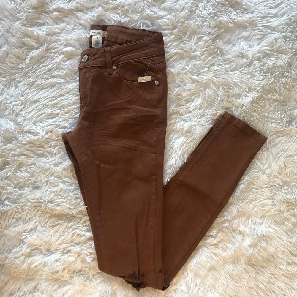 Blue Asphalt Skinny Jeans